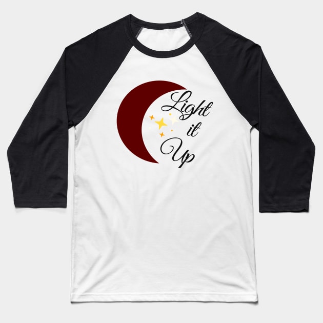 Light It Up Again | Sarah J. Mass Crescent City Baseball T-Shirt by Bookish Nerd